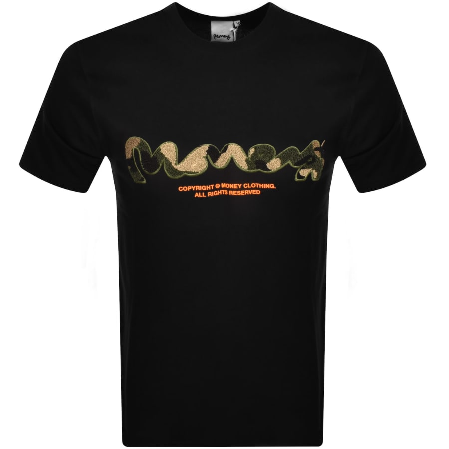 Money Logo T Shirt Black | Mainline Menswear United States